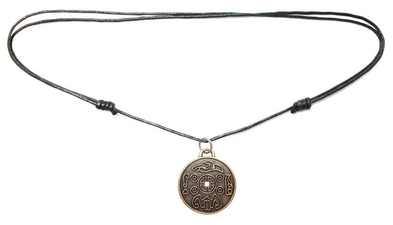 Bijoux de Ja Feng Shui Attract Wealth Good Luck Money Amulet Coin Medal Pendant Adjustable Cord Necklace 16" - Image 3